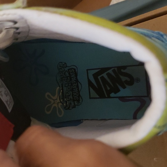 VANS Unisex SPONGEBOB SHOES 5.5 MENS 7 WOMENS - Picture 9 of 11